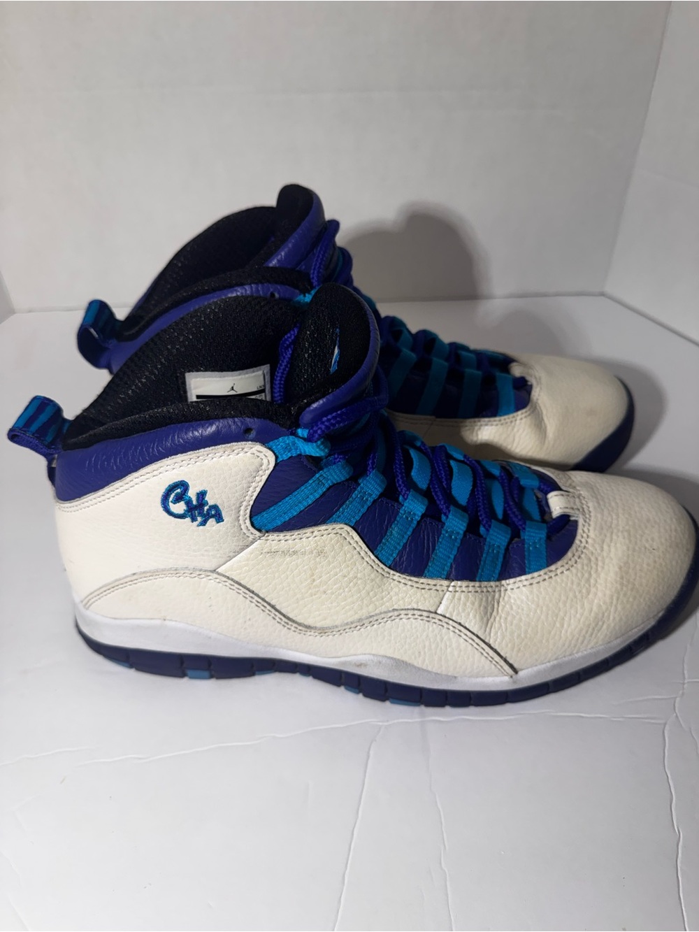 Air Jordan 10 Retro Charlotte Hornets Sneakers Men’s Size 8.5